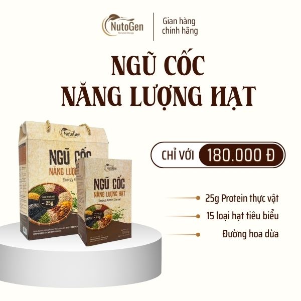 Ngũ Cốc Năng Lượng Hạt (12 Gói)